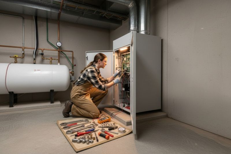 Propane Water Heater Installation